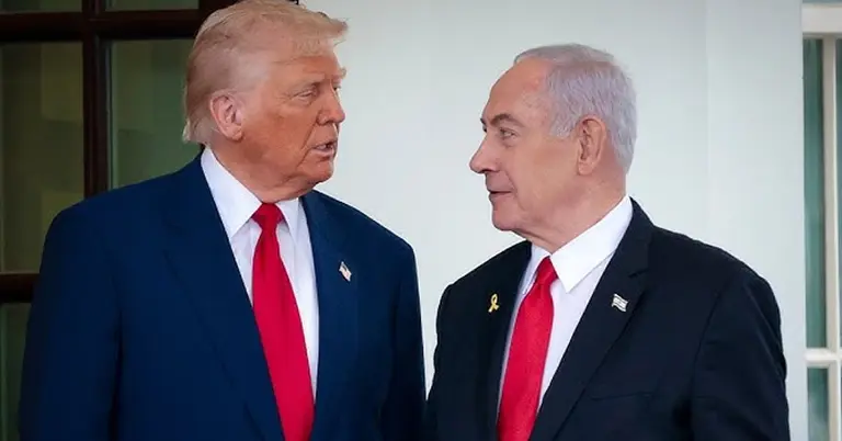 ডোনাল্ড ট্রাম্প ও বেনিয়ামিন নেতানিয়া